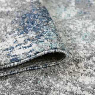 Yasmin Deva Runner, Blue, 2'6" x 8', Abstract