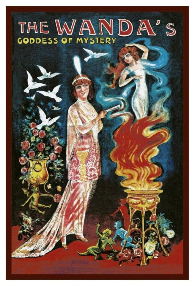 "Magicians: Wanda's Goddess of Mystery" Paper Print by Louis Galice, 18"x26"