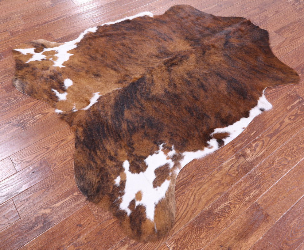 6' 4" X 6' 1" Natural Cowhide Rug C2313