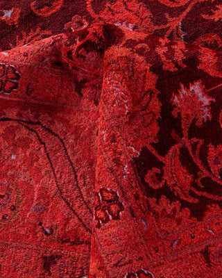 Fine Vibrance, One-of-a-Kind Hand-Knotted Area Rug Red, 8'2"x10'6"