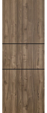 Slab Barn Door Panel 36 x 84 | Planum 0014 Walnut with  | Sturdy Finished