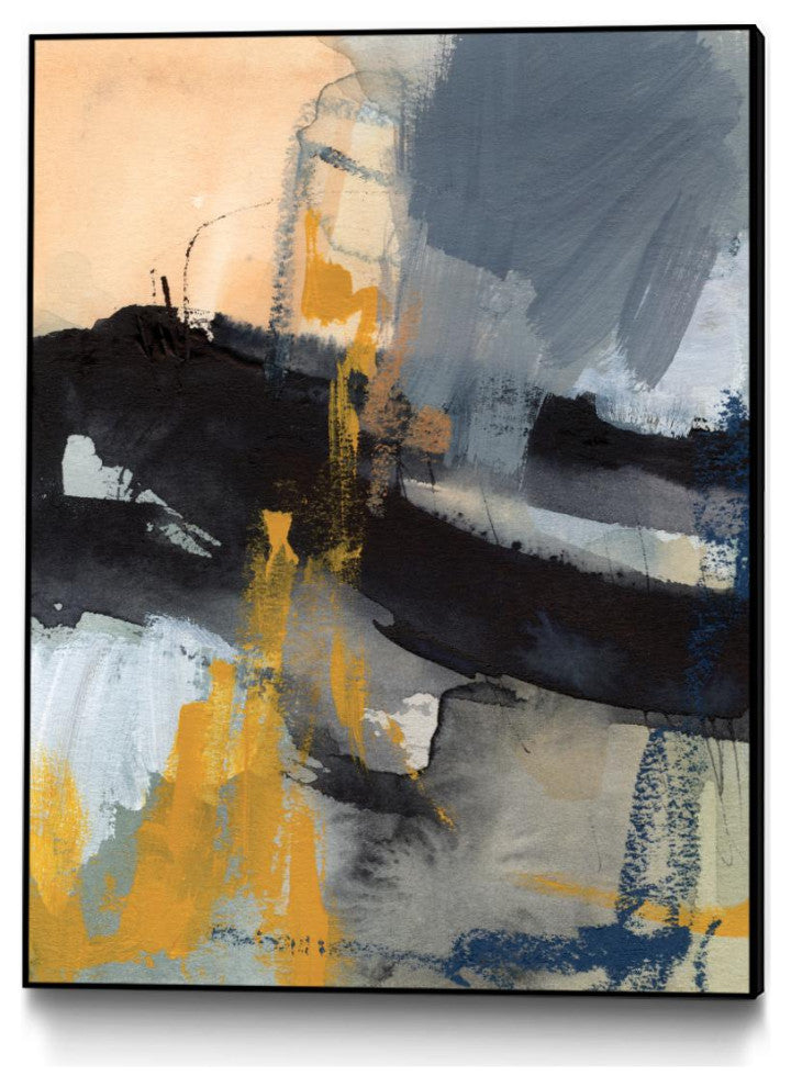 "Incite I" Framed Canvas by Giant Art 30"x40"