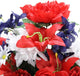 Admired By Nature Artificial 24-Stem Peony, Lily, Mum Mixed Bush