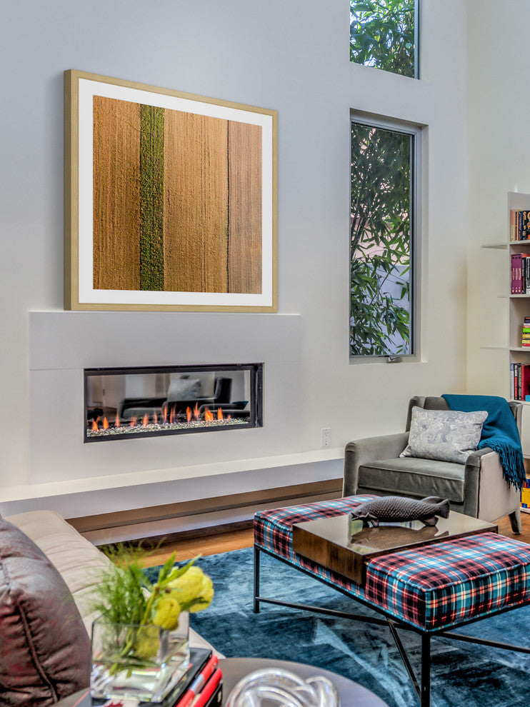 "Seeded Land" Framed Print by Karolis Janulis