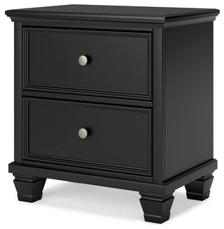 Lanolee Black Nightstand