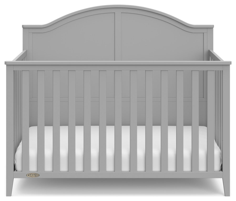 Graco Wilfred 5-in-1 Convertible Crib, Pebble Gray