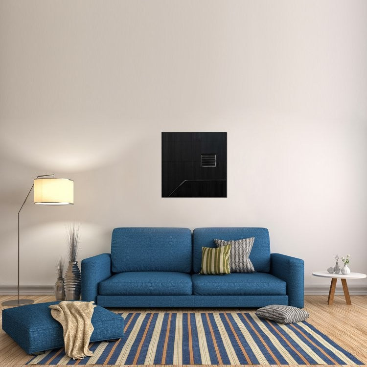 "The Hatch" Framed Canvas Giclee by Gilbert Claes, 31x31"