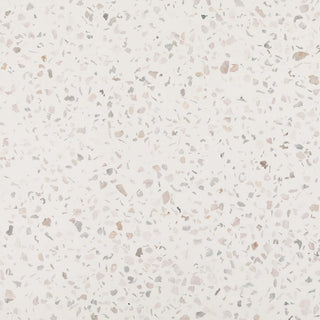 Modern White Terrazzo Outdoor Dining Table