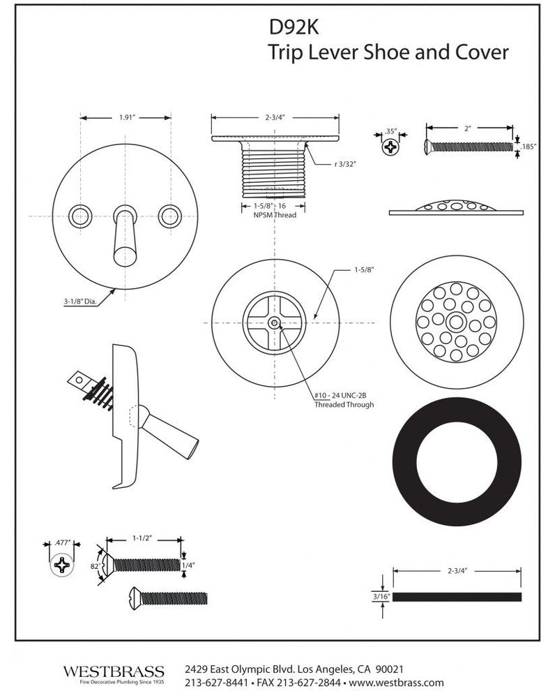 Beehive Grid Universal Tub Trim With Trip Lever Faceplate In Polished Chrome, Polished Chrome