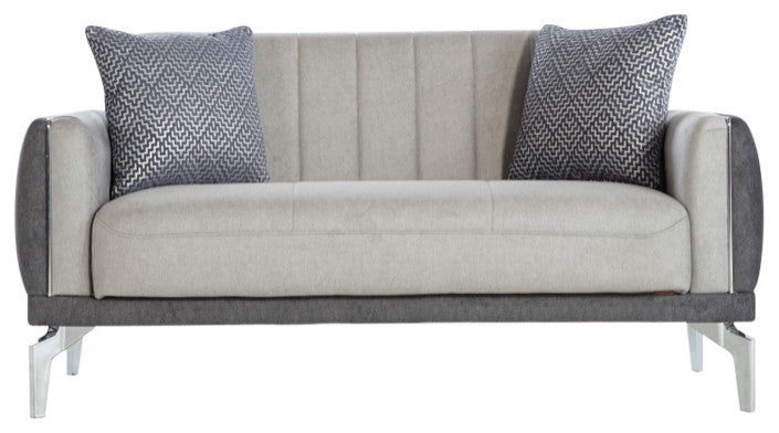 Valens Love Seat, Beril Gray