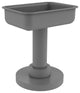 Vanity Top Soap Dish, Matte Gray
