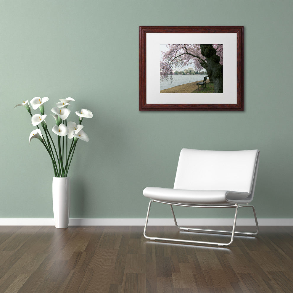 CATeyes 'Arched Blossoms' Matted Framed Art, 11x14