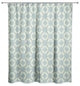 Folk Southwestern Pattern in Blue Shower Curtain