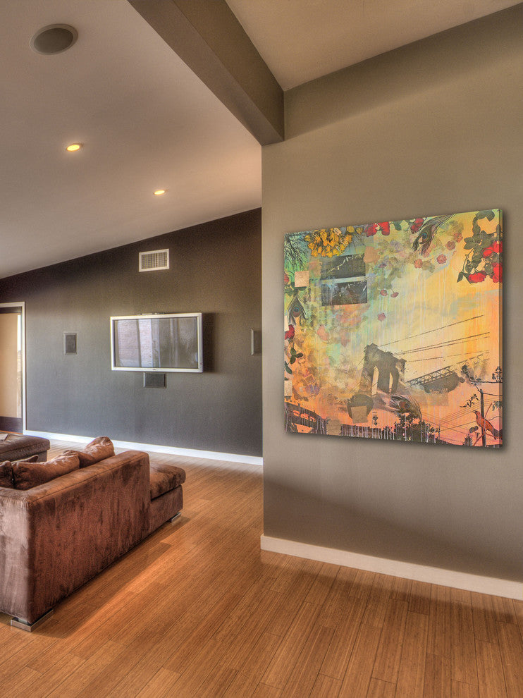 "Orphean Aria" Painting Print on Canvas by Tracy Silva Barbosa