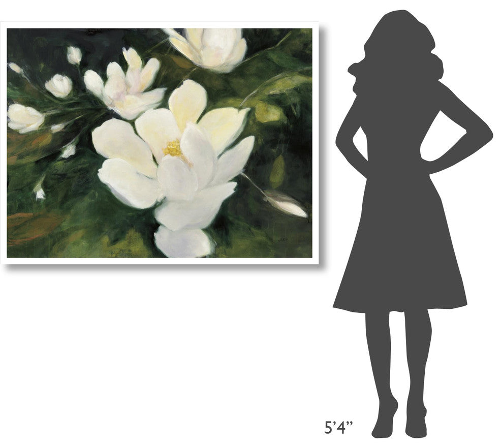 "Magnolia Blooms" Digital Paper Print by Julia Purinton, 50"x38"