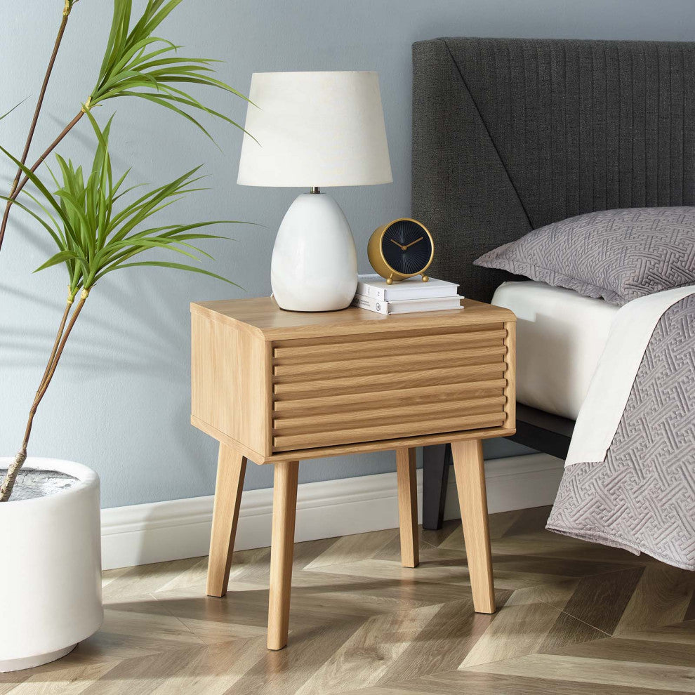 Render End Table, Oak