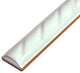 White Rope Pencil Ceramic Wall Trim