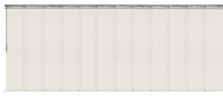 Elza 12-Panel Track Extendable Vertical Blinds 140-260"W