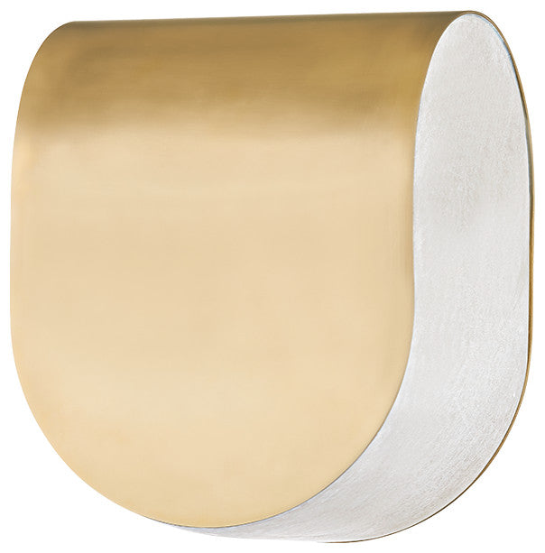 Briarwood 1 Light Wall Sconce, Aged Brass