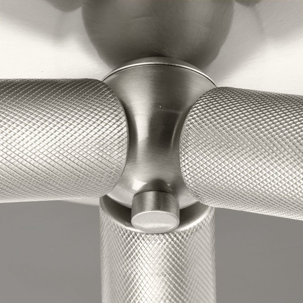 Trimble Collection Three-Light Brushed Nickel 18" Flush Mount