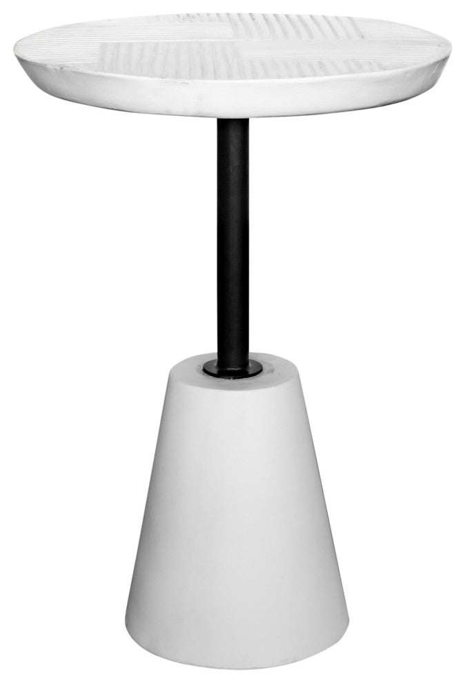 Foundation Outdoor Accent Table White