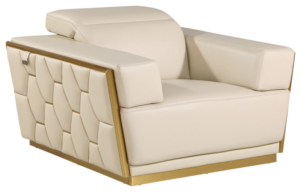 Enzo Top Grain Italian Leather  Chair