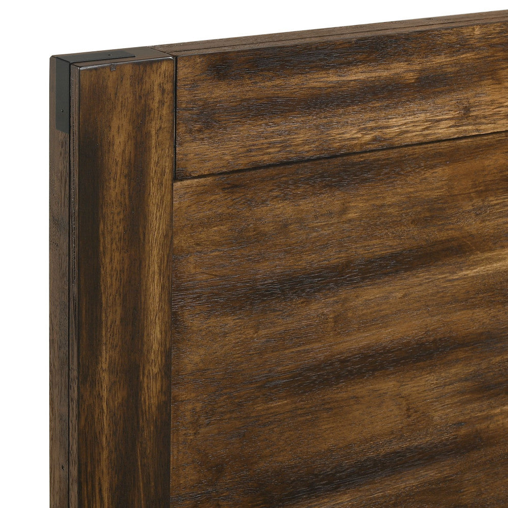 Picket House Furnishings Wren Twin Platform Storage Bed, Chestnut