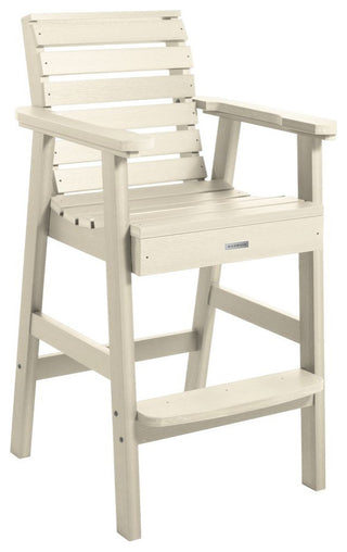 Weatherly Bar Height Armchair, Whitewash