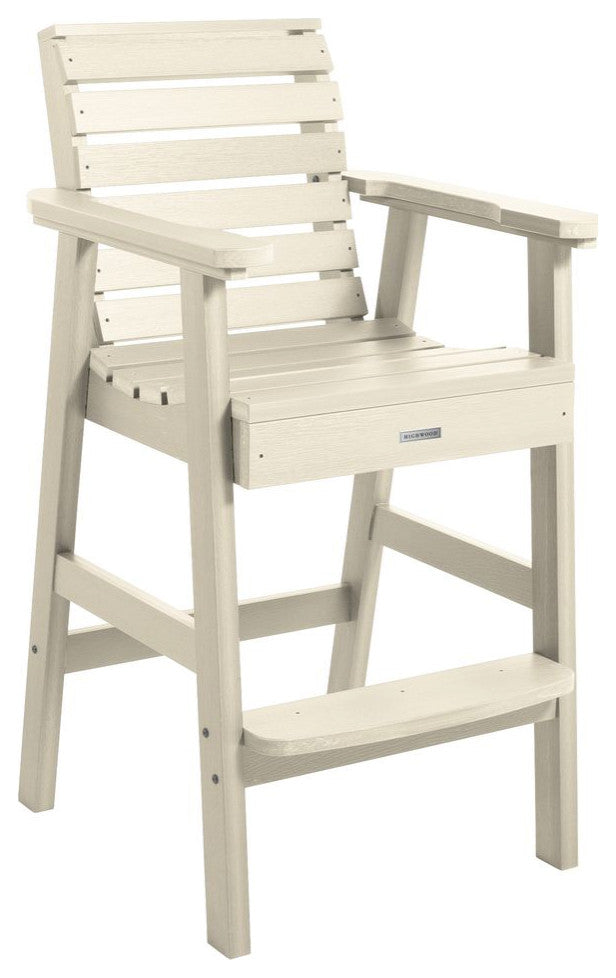 Weatherly Bar Height Armchair, Whitewash