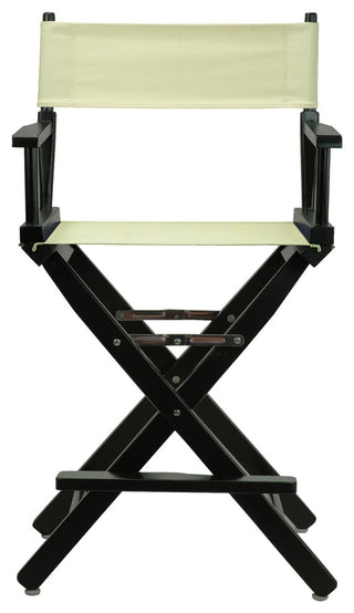 024" Director's Chair Black Frame-Natural/Wheat Canvas