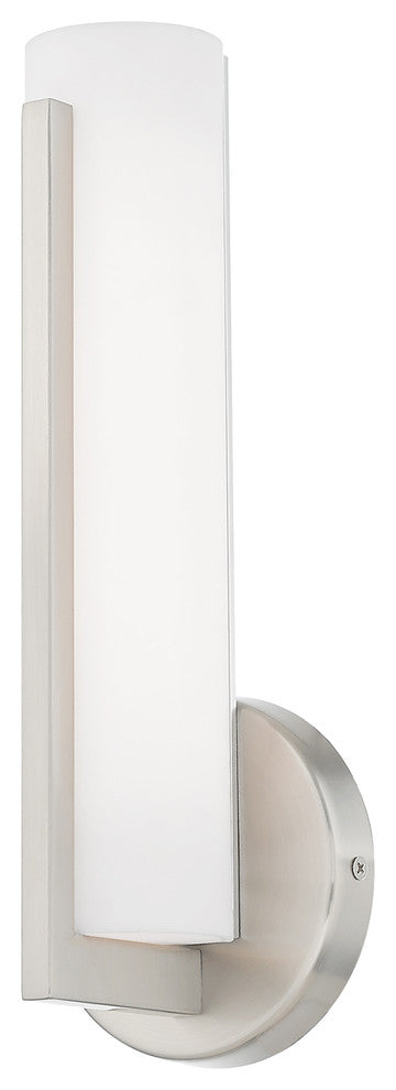 Livex Lighting Brushed Nickel LED Light ADA Wall Sconce