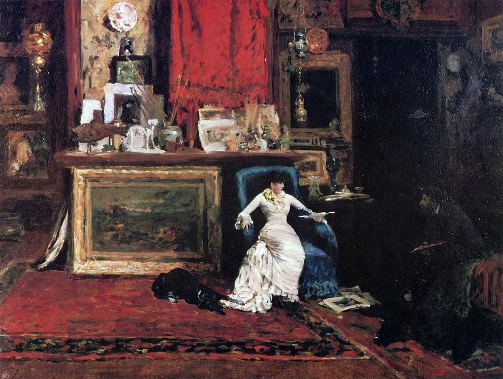 William Merritt Chase Interior of the Artist's Studio Wall Decal