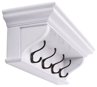 Halifax 4 Hook Coat Rack 70cm