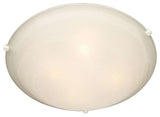 Maxim Lighting Malibu 4-Light Flush Mount White - 11060MRWT