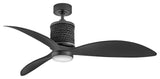 Hinkley Marin 60" LED Indoor/Outdoor Ceiling Fan, Matte Black