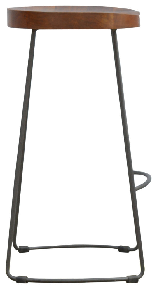 Industrial Chunky Bar Stool