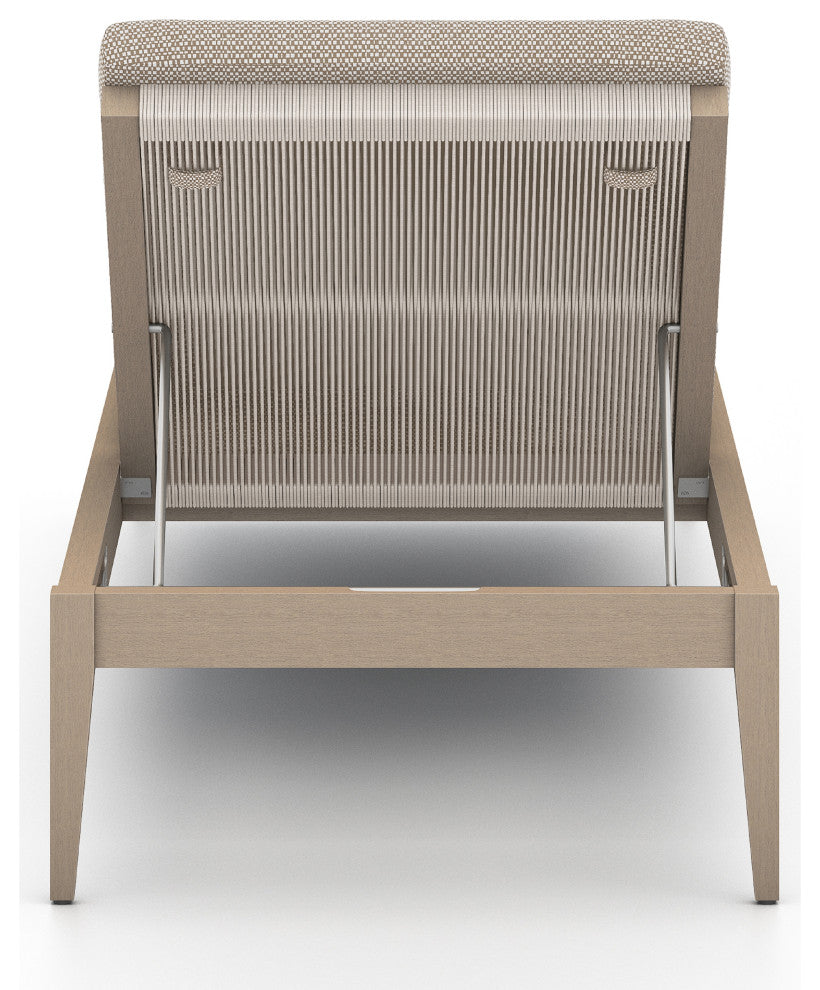Sherwood Outdoor Chaise Lounge-Brwn/Sand