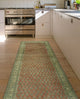 Semi-Antique Salomeh Rust/Ivory Runner, 3'3x9'8