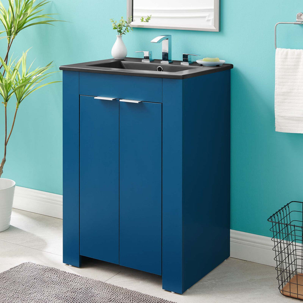 Maybelle 24" Bathroom Vanity Navy Black -5366