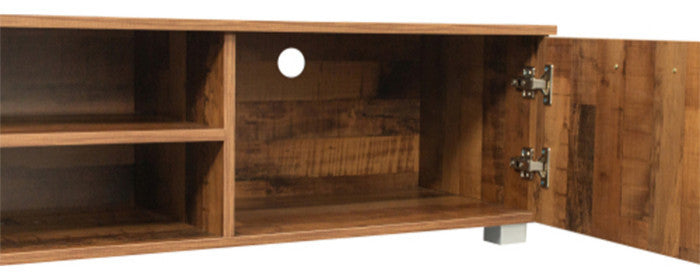 Living room TV cabinet MDF Walnut modern tv stand
