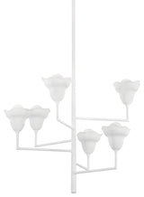 Hudson Valley Alora Chandelier 32", White Plaster