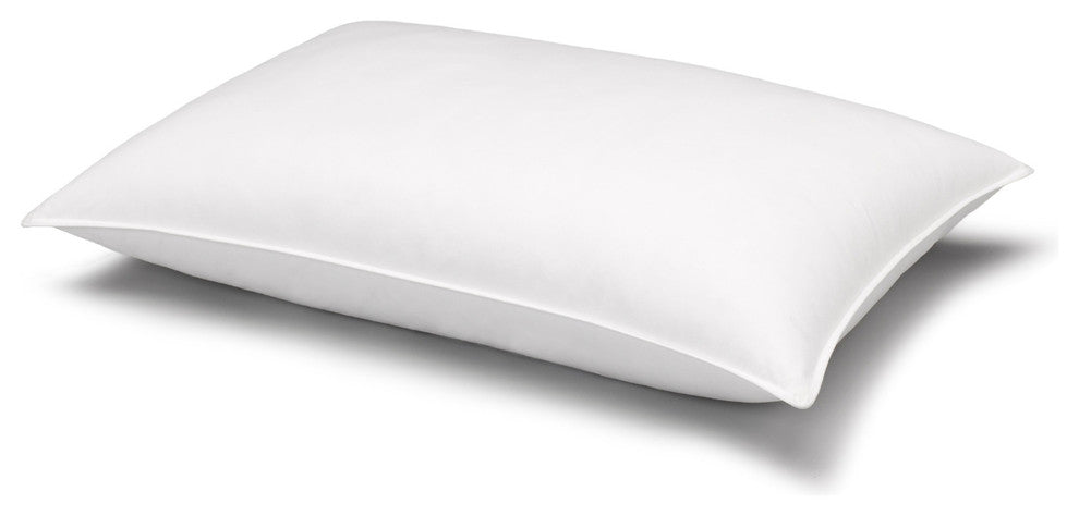 White Goose Down Soft Stomach Sleeper Pillow, Standard