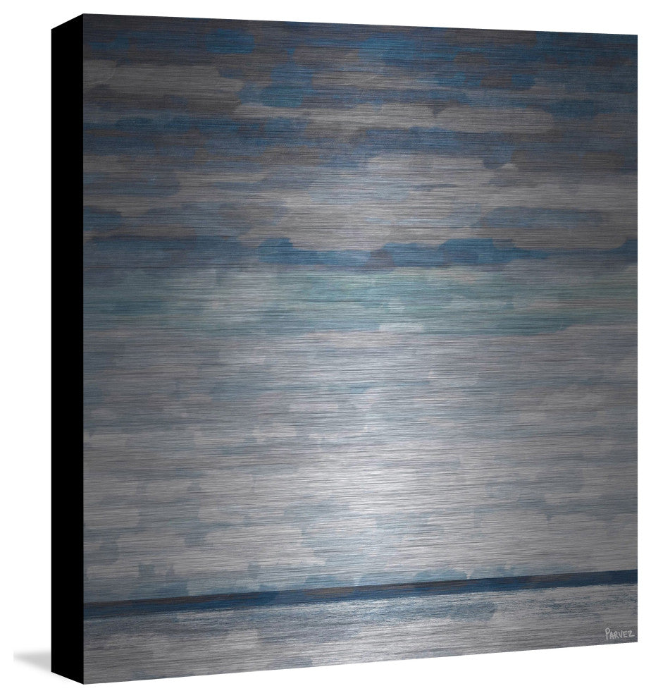 "Walberswick" UV Ink Print on Brushed  Aluminum, 40"x40"