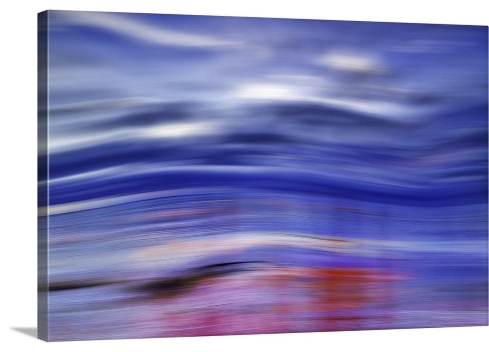 "Winter Sea" Wrapped Canvas Art Print, 48"x32"x1.5"
