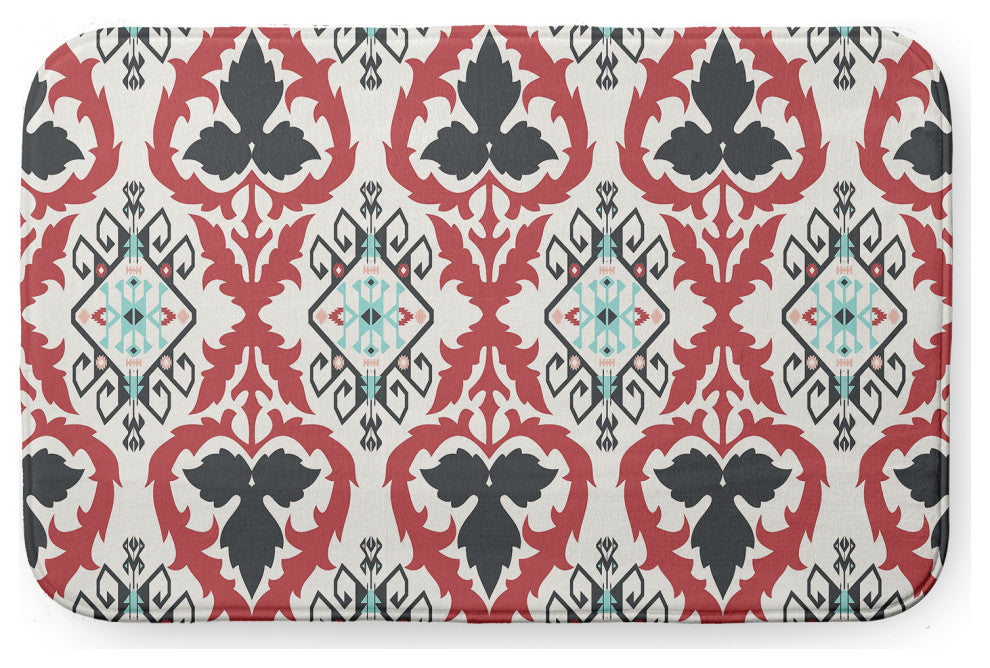 34" x 21" Bombay Bathmat, Pepper
