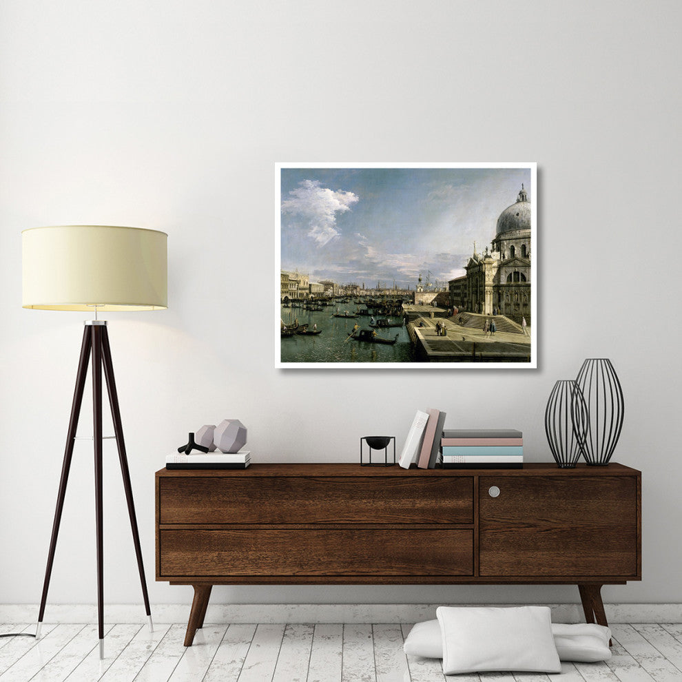 "Venice, Church of the Blessed Sacrament" Print by Canaletto, 46"x36"