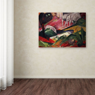 'The Dream' Canvas Art by Franz Marc