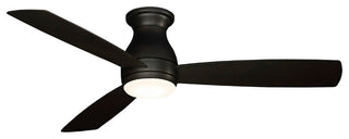 Hugh 52" Fan, Dark Bronze With LED Light Kit