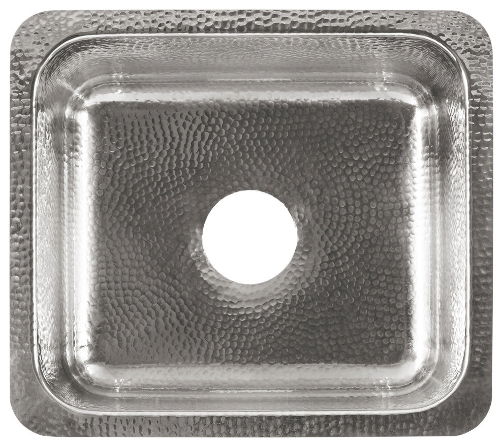 Orwell Stainless Steel 17" Single Bowl Undermount Kitchen Sink, Polished Stainless Steel
