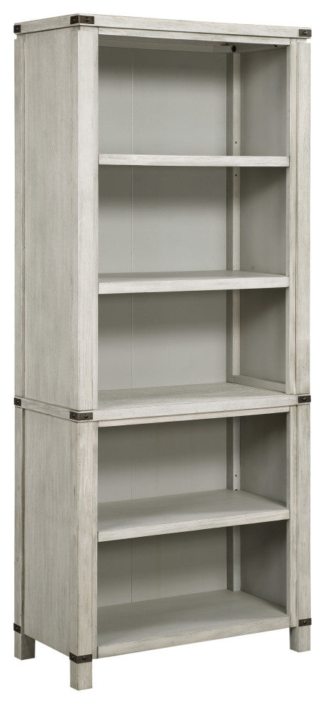 Baton Rouge 72" Bookcase, Champagne Oak Finish
